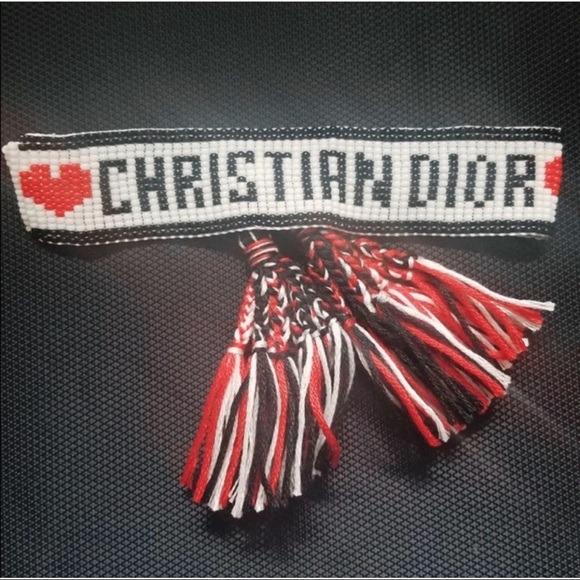 ❌Sold❌ Christian Dior J’ADIOR Bracelet Tassel Knit - Picture 7 of 8